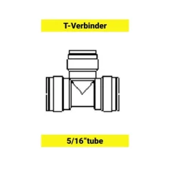 T - Verbinder für Schlauch 5/16