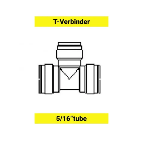 T - Verbinder für Schlauch 5/16