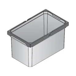 Vauth-Sagel Envi Free Mülleimer 13 l 230 x 382 x 216 mm Kunststoff grau für Küche