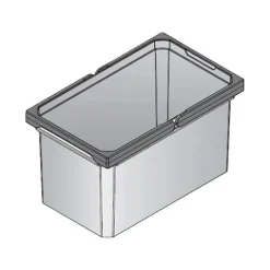 Vauth-Sagel Envi Free Mülleimer 13 l 230 x 382 x 216 mm Kunststoff anthrazit für Küche