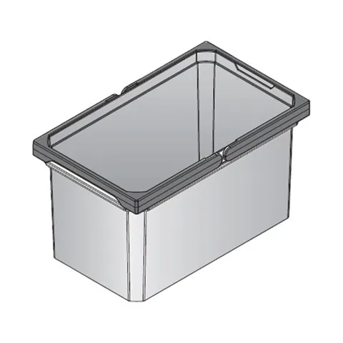 Vauth-Sagel Envi Free Mülleimer 13 l 230 x 382 x 216 mm Kunststoff anthrazit für Küche
