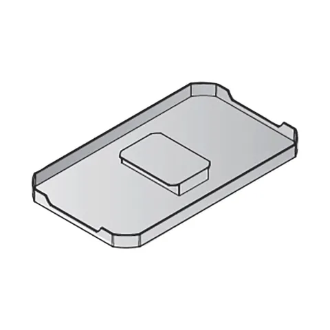 Vauth-Sagel Envi Free Deckel 302 x 183 mm 20848 Mülleimerdeckel Kunststoff Telegrau für Küche