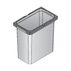 Vauth-Sagel Envi Free Mülleimer 12 l 183 x 302 x 326 mm Kunststoff anthrazit für Küche und Büro