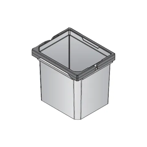 Vauth-Sagel Envi Free Mülleimer 6 l 230 x 191 x 216 mm Kunststoff anthrazit für Küche