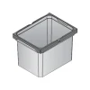 Vauth-Sagel Envi Free Mülleimer 10 l 230 x 302 x 216 mm Kunststoff anthrazit für Küche