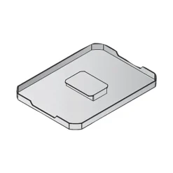 Vauth-Sagel Mülleimerdeckel 302 x 230 mm Envi Free Deckel 20850 Kunststoff hellgrau für Abfallsysteme