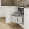 Vauth-Sagel Mülltrennsystem VS ENVI Center-3-39L Anzahl Fächer 3 12 Liter 18 Liter 9 Liter silber grau