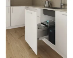 Vauth-Sagel Mülltrennsystem VS ENVI Space Water-Plus-20L Anzahl Fächer 2 10 Liter silber grau