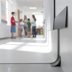 Verbindungsleiste für Bodenbeläge, Teppichleiste 65 mm - PVC Verbindungselement für Teppichboden, Flexibel - 50 Meter