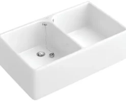 Villeroy & Boch O.novo Doppelspülbecken 895x550 mm 633200 weiß