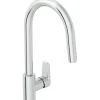 VitrA Küchenarmatur mit Handbrause FLOW SOFT chrom A43445EXP