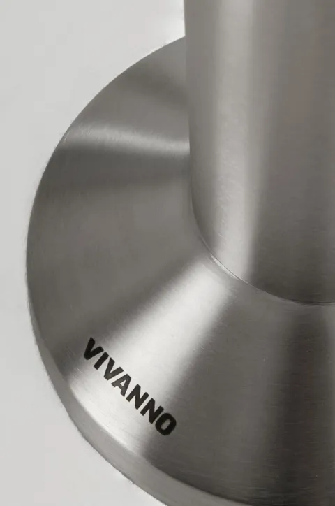 VIVANNO Standascher FUMO 82x10x10 cm Edelstahl Silber gebürstet