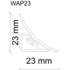 Wandabschlussleiste Cognac K5413 WAP 23 Länge: 635 mm