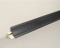 Wandabschlussleiste Schwarz 0190 23x31x635 mm