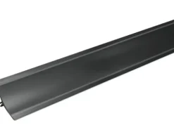 Wandabschlussleiste Schwarz 0190 23x31x635 mm