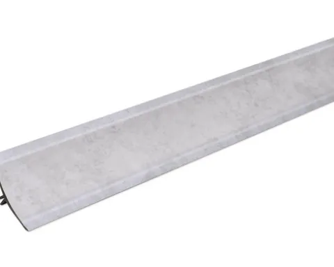 Wandabschlussleiste WAP 23 Oxid grau 44375 Länge: 635 mm