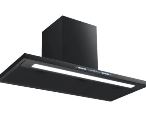 Wandhaube Wolkenstein WT3-90-A++BR BxT 89,8 x 41 cm schwarz