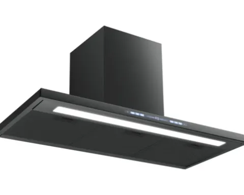 Wandhaube Wolkenstein WT3-90-A++BR BxT 89,8 x 41 cm schwarz