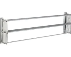 Wandtrockner Juwel Ruck Zuck 120 cm Trockenlänge 8 m silber
