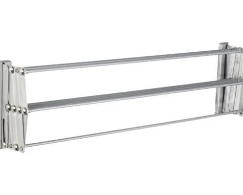 Wandtrockner Juwel Ruck Zuck 120 cm Trockenlänge 8 m silber