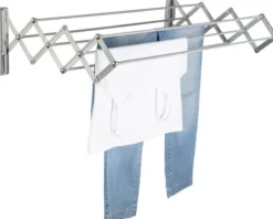 Wandtrockner Juwel Ruck Zuck 80 cm Trockenlänge 5,2 m silber
