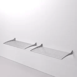 Wand-Wäscheständer Foxydry Down 116 cm aus Aluminium – nach unten klappbar, platzsparend, Tragkraft 10 kg
