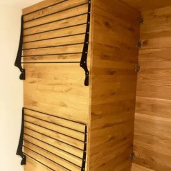 Wand-Wäscheständer Foxydry Fold 102 cm aus Aluminium – klappbar, platzsparend, Trockenlänge 8.1 m