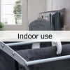 Wand-Wäscheständer Foxydry Fold 82 cm aus Aluminium – klappbar, platzsparend, Trockenlänge 6.4 m
