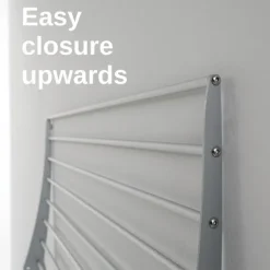 Wand-Wäscheständer Foxydry Fold 82 cm aus Aluminium – klappbar, platzsparend, Trockenlänge 6.4 m