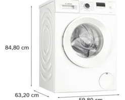 Waschmaschine Bosch WGE02471 Fassungsvermögen 7 kg 1400 U/min BxHxT 59,8x84,8x58,8 cm