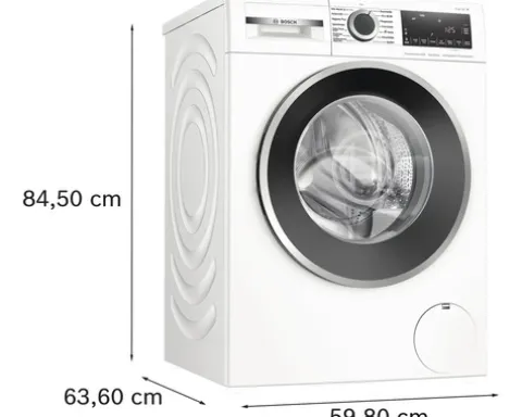 Waschmaschine Bosch WGG244F40 Fassungsvermögen 9 kg 1400 U/min BxHxT 59,8x84,5x59 cm