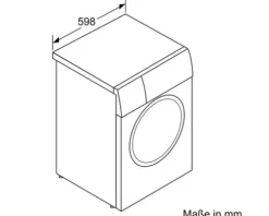 Waschmaschine Bosch WGG244ZR10 Fassungsvermögen 9 kg 1400 U/min BxHxT 59,8x84,5x59 cm