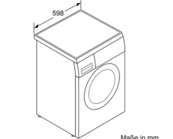 Waschmaschine Bosch WUU28T71 Fassungsvermögen 8 kg 1400 U/min BxHxT 59,8x84,5x59 cm