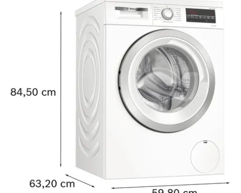 Waschmaschine Bosch WUU28T71 Fassungsvermögen 8 kg 1400 U/min BxHxT 59,8x84,5x59 cm