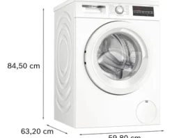Waschmaschine Bosch WUU28T22 Fassungsvermögen 9 kg 1400 U/min BxHxT 59,8x84,5x59 cm