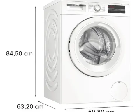 Waschmaschine Bosch WUU28T22 Fassungsvermögen 9 kg 1400 U/min BxHxT 59,8x84,5x59 cm