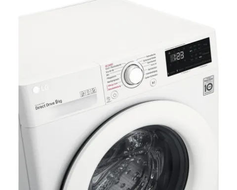 Waschmaschine LG F4WV512P0 Fassungsvermögen 12 kg 1400 U/min