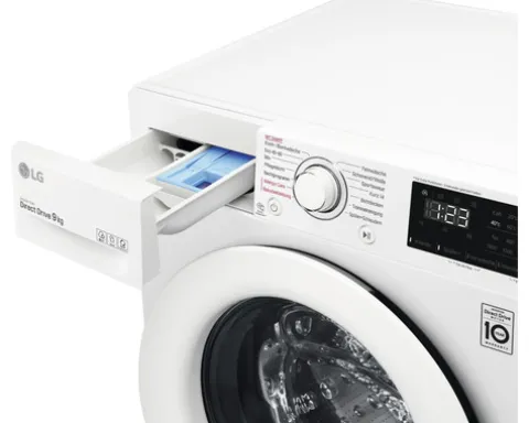 Waschmaschine LG F4WV512P0 Fassungsvermögen 12 kg 1400 U/min