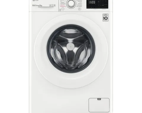Waschmaschine LG F4WV512P0 Fassungsvermögen 12 kg 1400 U/min