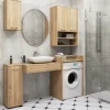 Waschmaschinenschrank FIN AKORD Sonoma Eiche 64 cm 1 Regalboden B64xH50xT98 cm