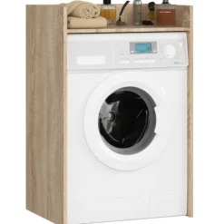 Waschmaschinenschrank FIN AKORD Sonoma Eiche 64 cm 1 Regalboden B64xH50xT98 cm