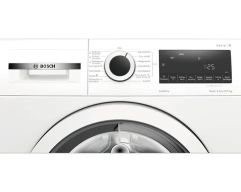Waschtrockner WNA13441 Bosch Fassungsvermögen Waschen 8 kg / Fassungsvermögen Trocknen 5 kg 1400 U/min BxHxT 598x848x59 cm