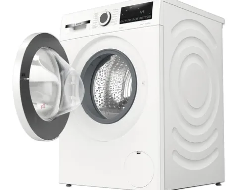 Waschtrockner WNA13441 Bosch Fassungsvermögen Waschen 8 kg / Fassungsvermögen Trocknen 5 kg 1400 U/min BxHxT 598x848x59 cm