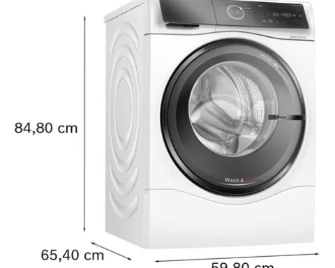 Waschtrockner WNC254A40 Bosch Fassungsvermögen Waschen 10,5 kg / Fassungsvermögen Trocknen 6 kg 1400 U/min BxHxT 59,8x84,8x62,2 cm