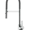 Wasserhahn Küchenarmatur, BOD, mit 360° schwenkbarem Auslauf, abnehmbare 2 strahl Handbrause, Verchromt