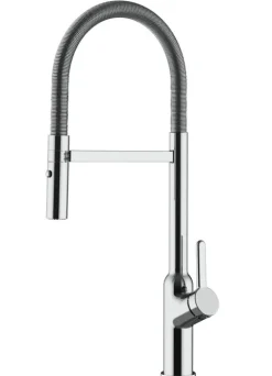 Wasserhahn Küchenarmatur, BOD, mit 360° schwenkbarem Auslauf, abnehmbare 2 strahl Handbrause, Verchromt