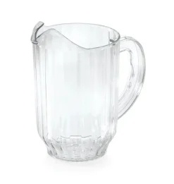 Wasserkrug, Glaskrug mit Eislippe aus Polycarbonat, 1,8L - Robuster und praktischer Getränkekrug für Zuhause und unterwegs
