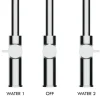 4 Wege Wasserhahn Küchenarmatur, FC, mit 360° schwenkbarem U-Auslauf, Schwarz Matt