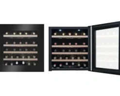 Weinkühlschrank Amica WK 341 210 S BxHxT 59.5 x 59.5 x 60.8 cm Kühlteil 90 l für 30 Flaschen