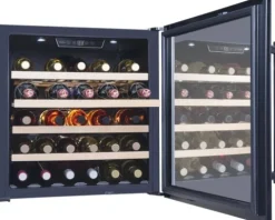 Weinkühlschrank Amica WK 341 210 S BxHxT 59.5 x 59.5 x 60.8 cm Kühlteil 90 l für 30 Flaschen